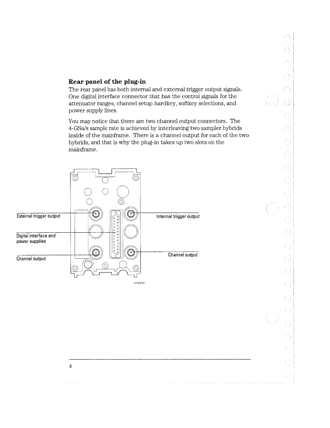 HP 54721A manual 