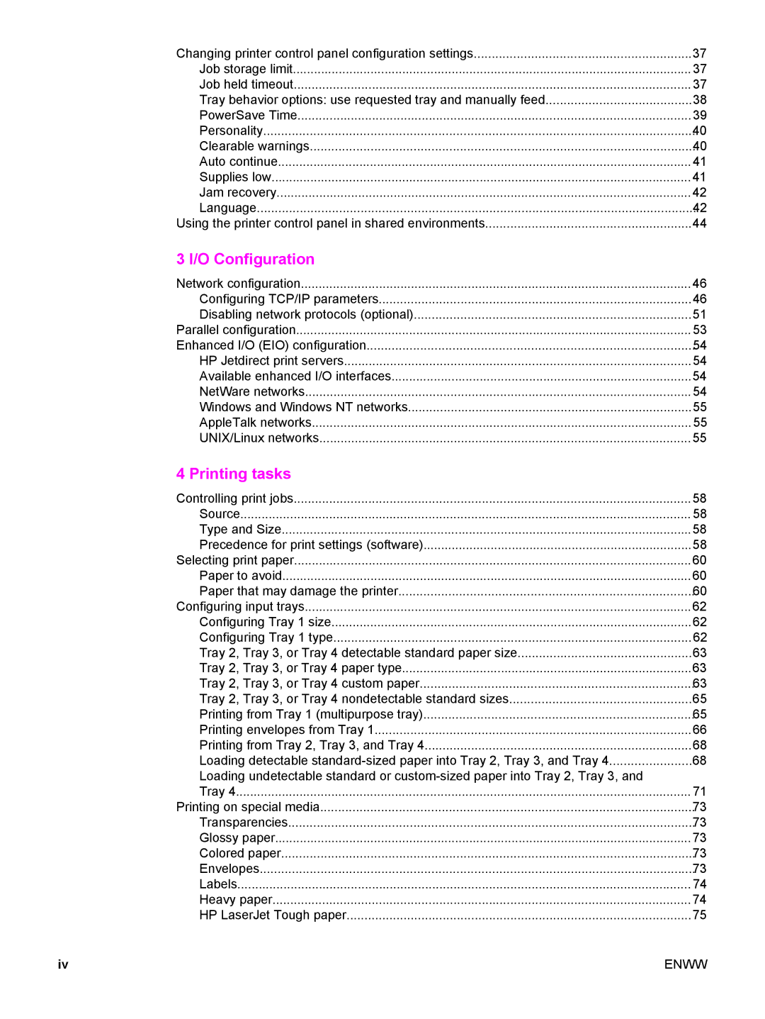 HP 5500 manual O Configuration 