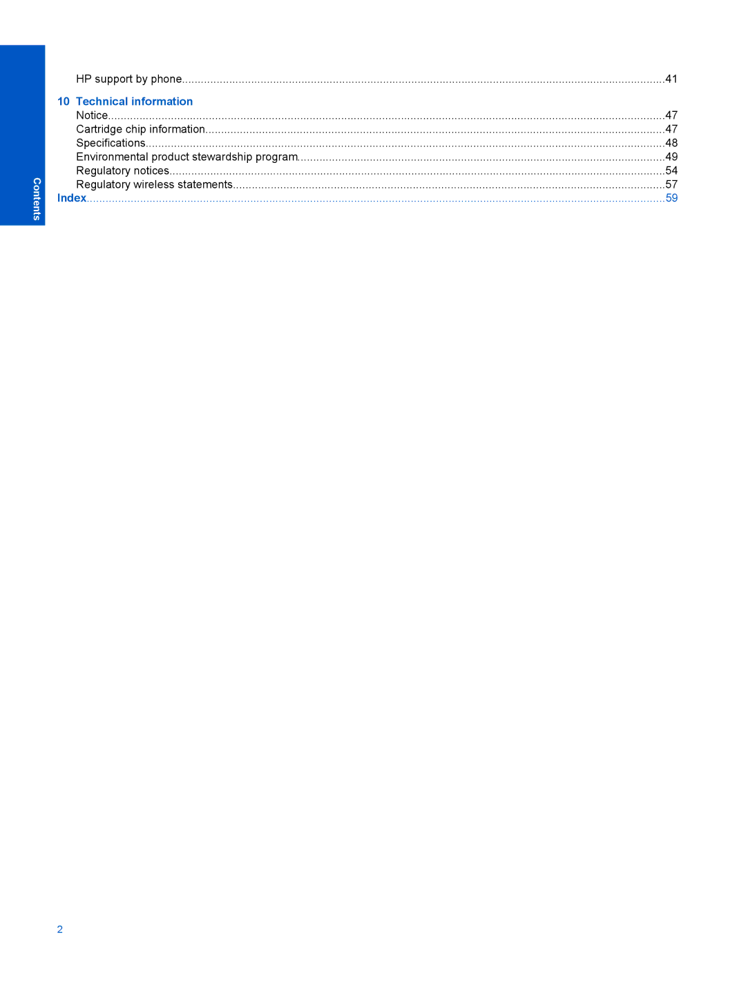 HP 5525, 5522, 5520 manual Technical information 