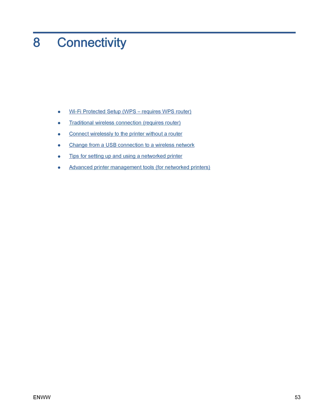 HP 5530 manual Connectivity 