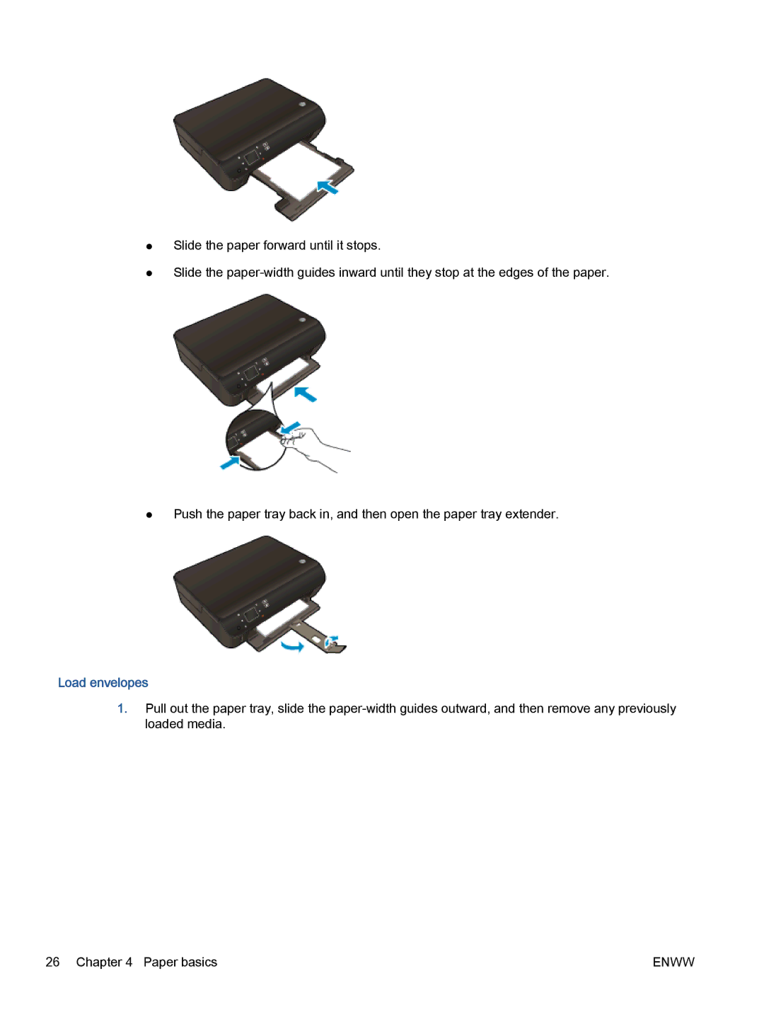 HP 5531, 5532, 5535 manual Load envelopes 