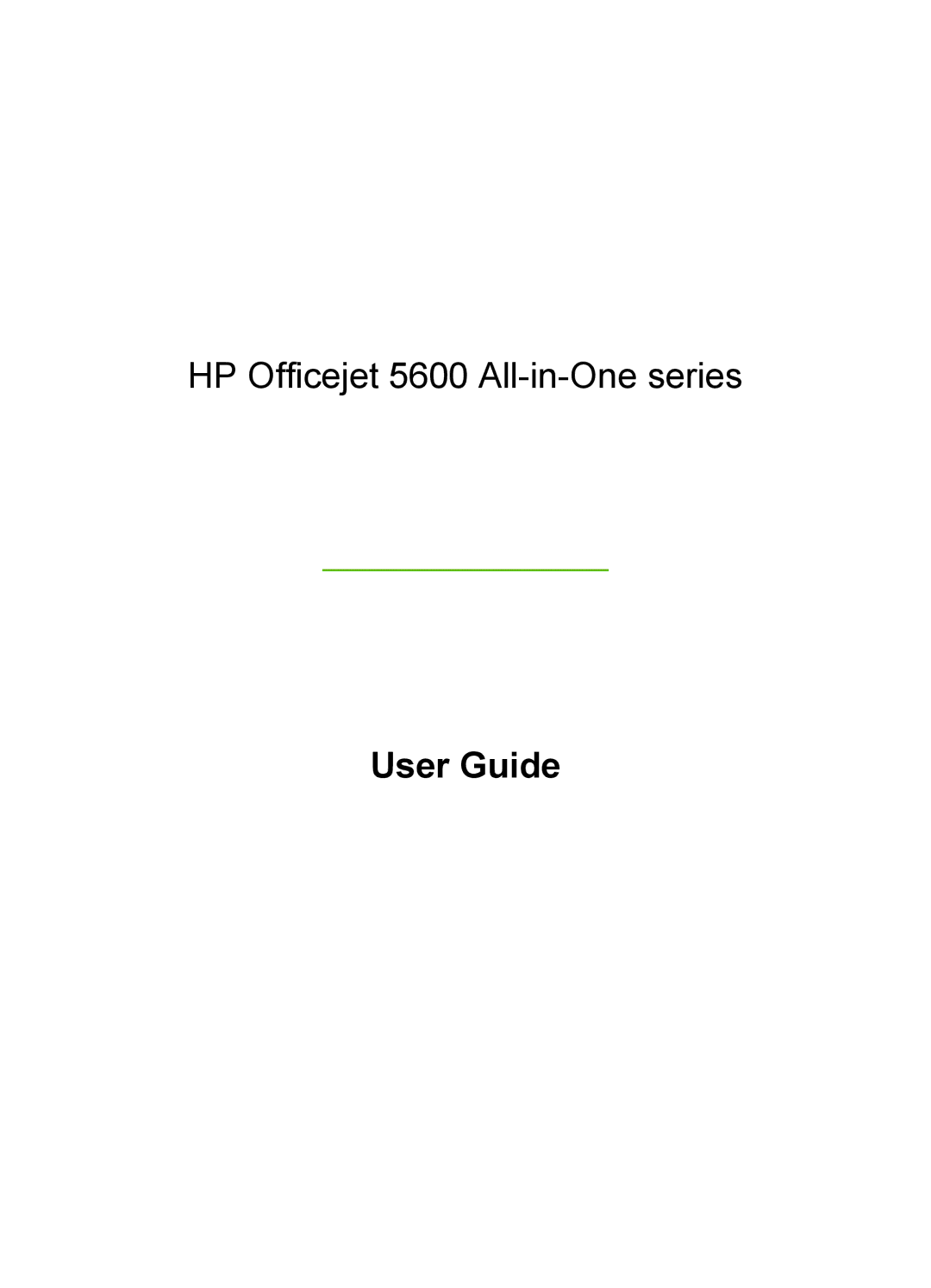 HP 5610xi, 5610v, 5605 manual User Guide 