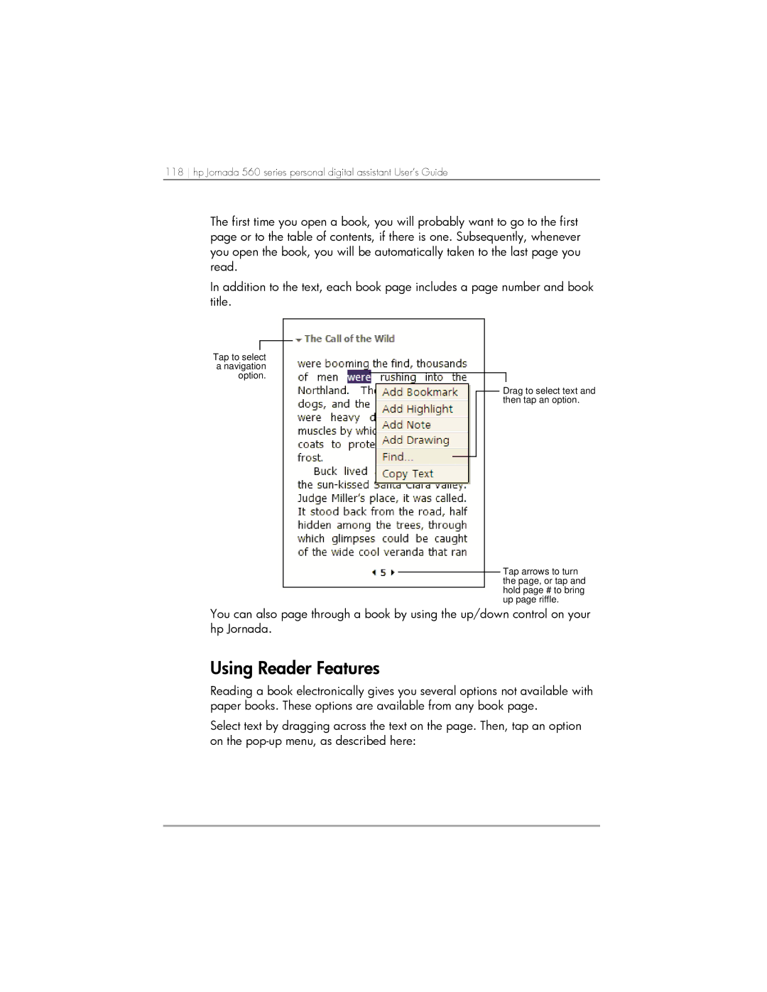 HP 564, 568, 567 manual Using Reader Features 