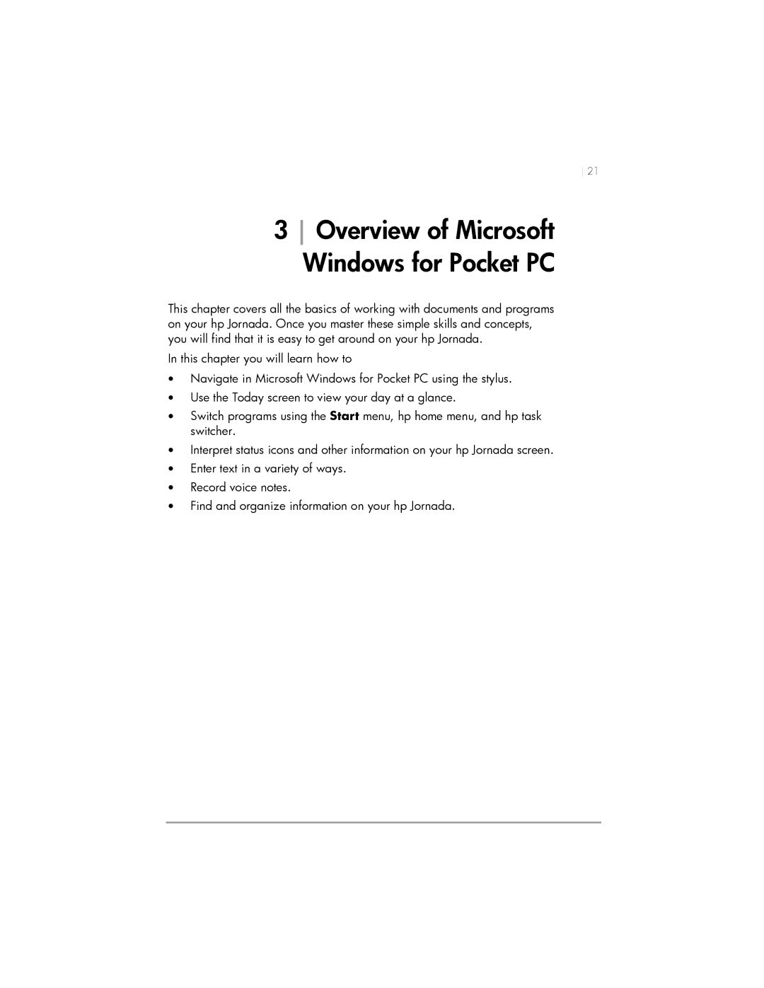 HP 567, 568, 564 manual Overview of Microsoft Windows for Pocket PC 