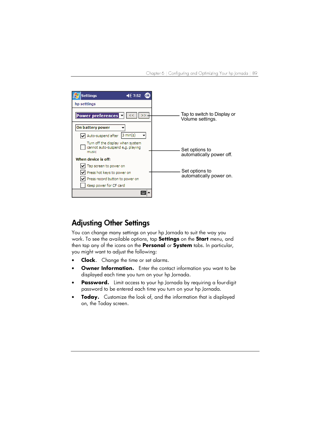 HP 568, 567, 564 manual Adjusting Other Settings 