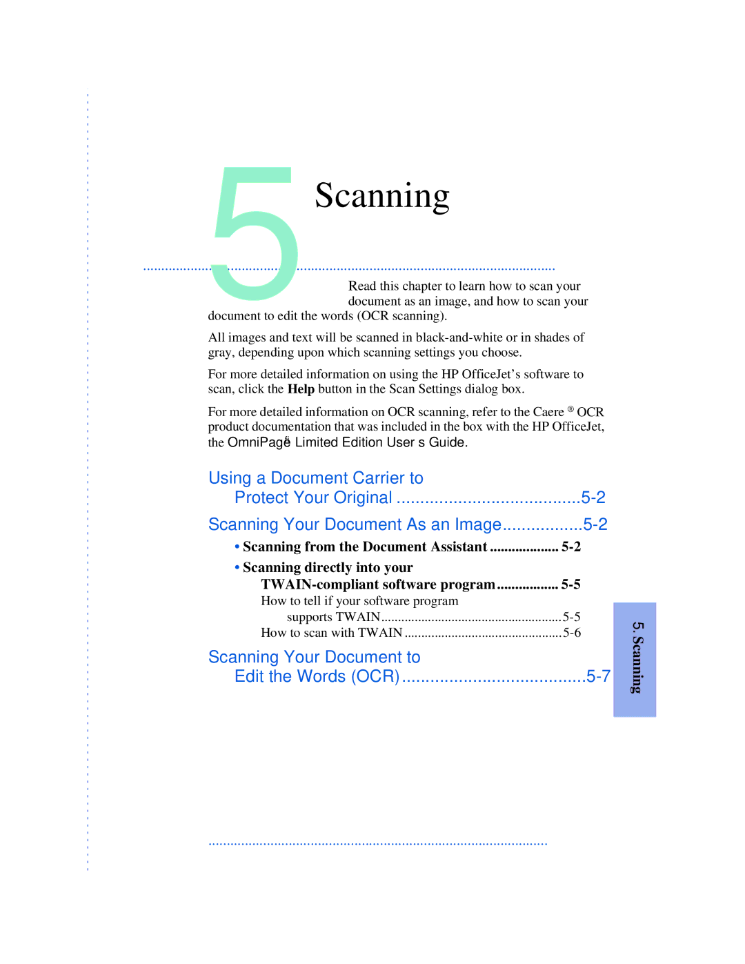 HP 590, 570, 520 manual Scanning, How to tell if your software program 