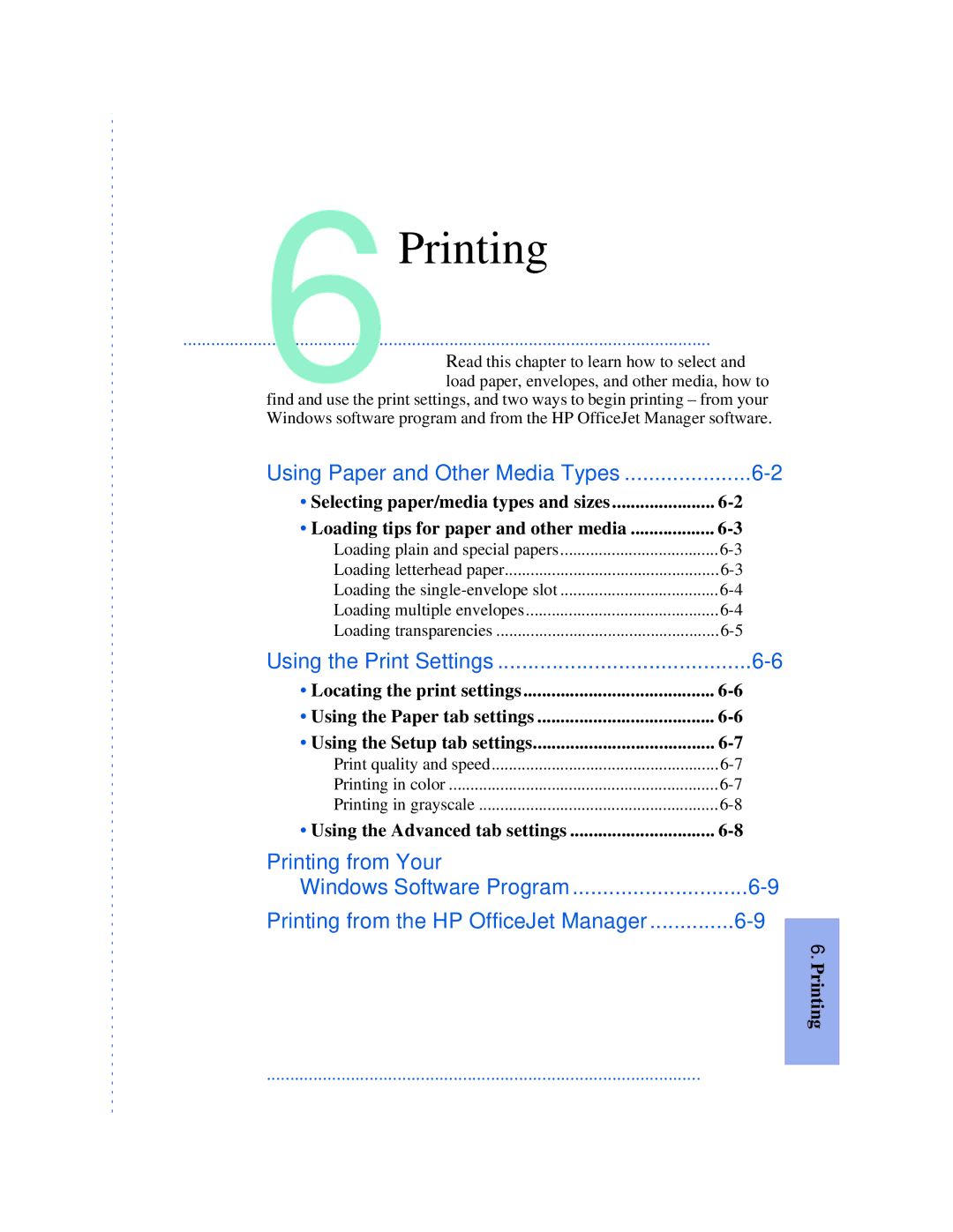 HP 570, 590, 520 manual Using the Advanced tab settings, Printing 