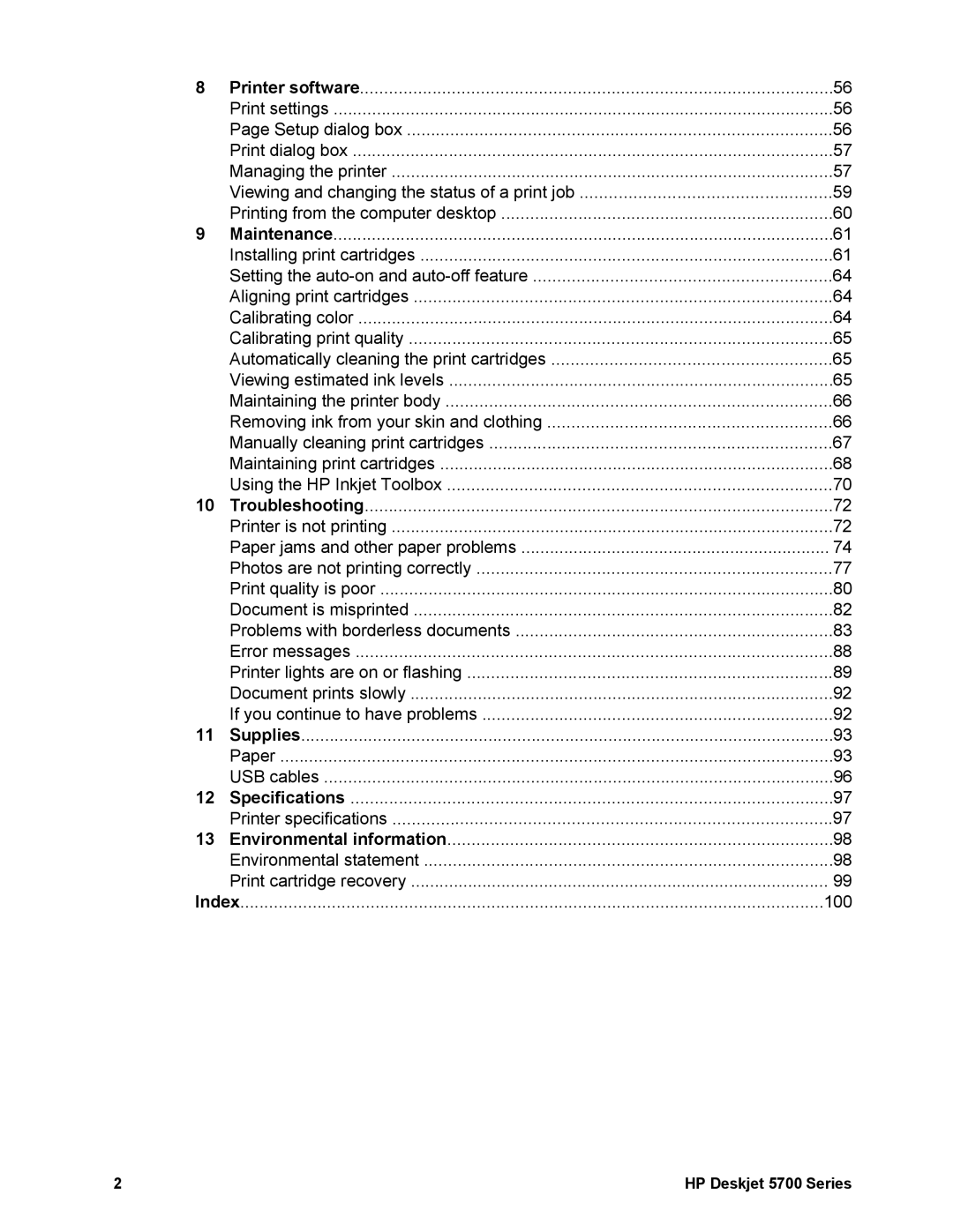 HP 5740 - Color Inkjet manual Paper jams and other paper problems 