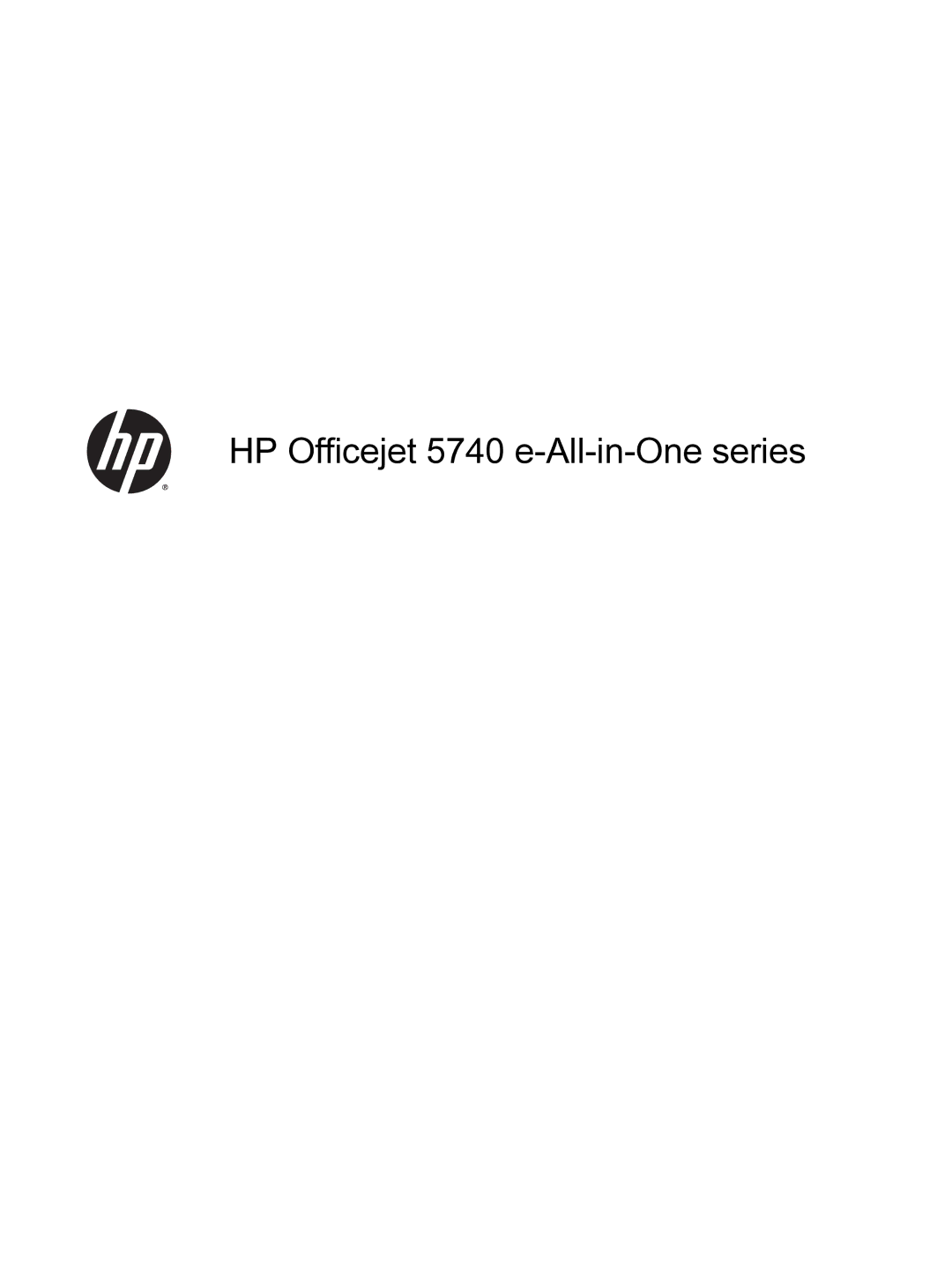 HP 5742, 5745 manual HP Officejet 5740 e-All-in-One series 