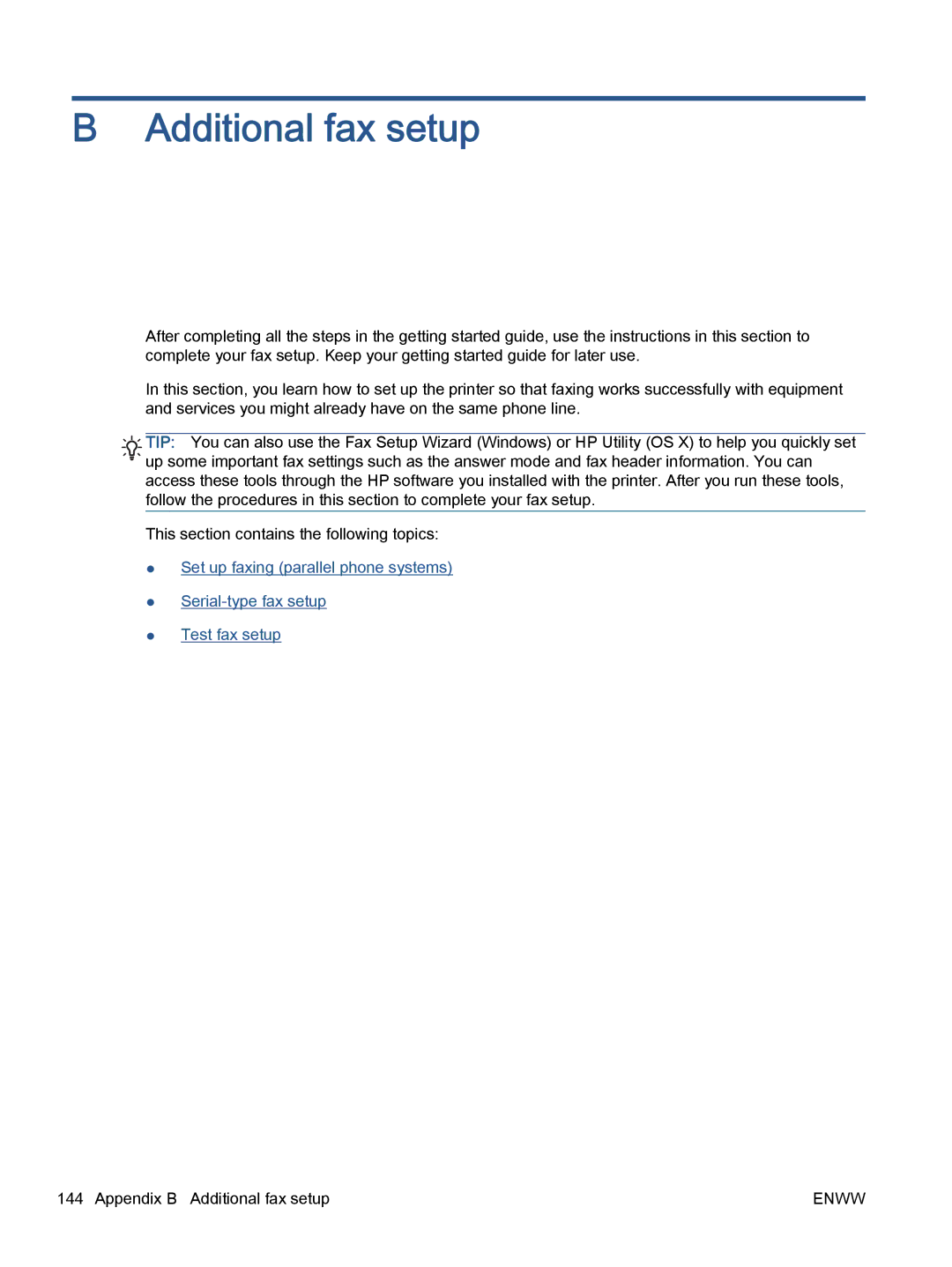 HP 5740, 5742, 5745 manual Additional fax setup 