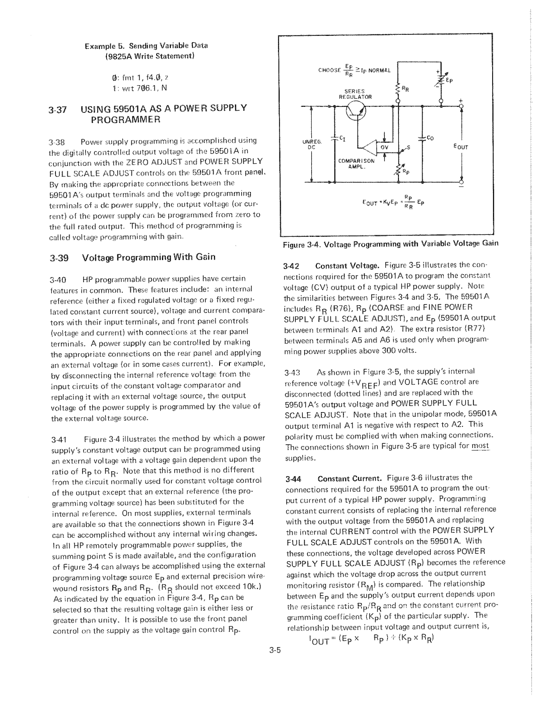 HP 59501A manual 