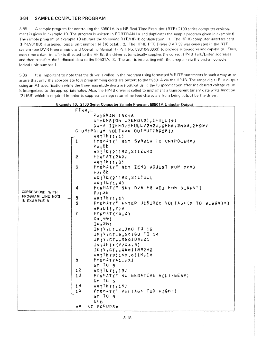 HP 59501A manual 