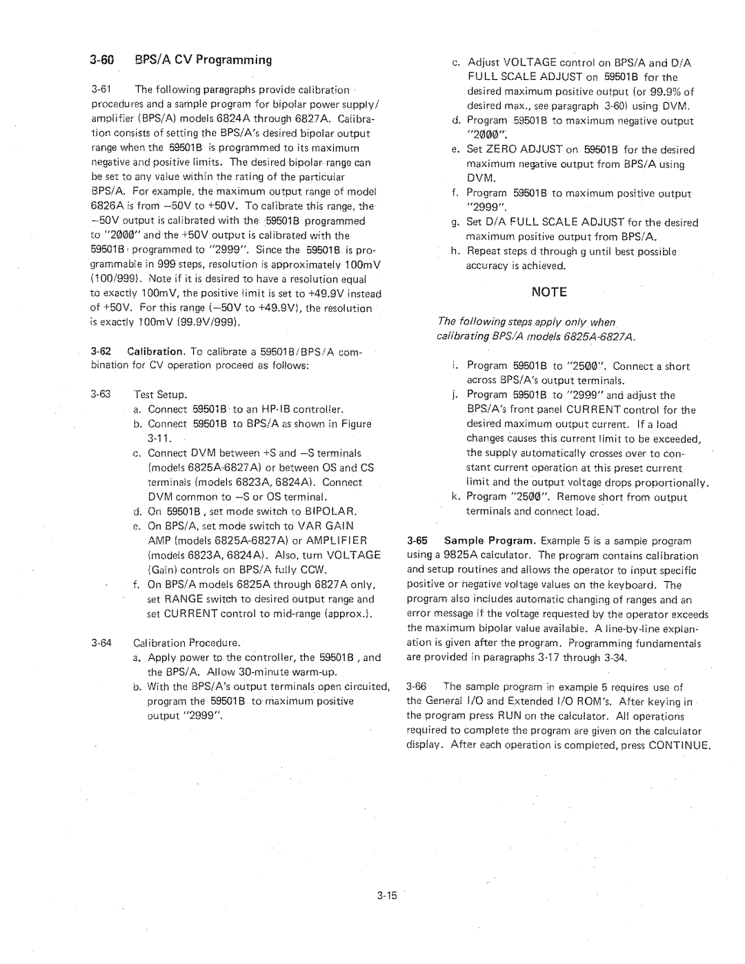 HP 59501B manual 