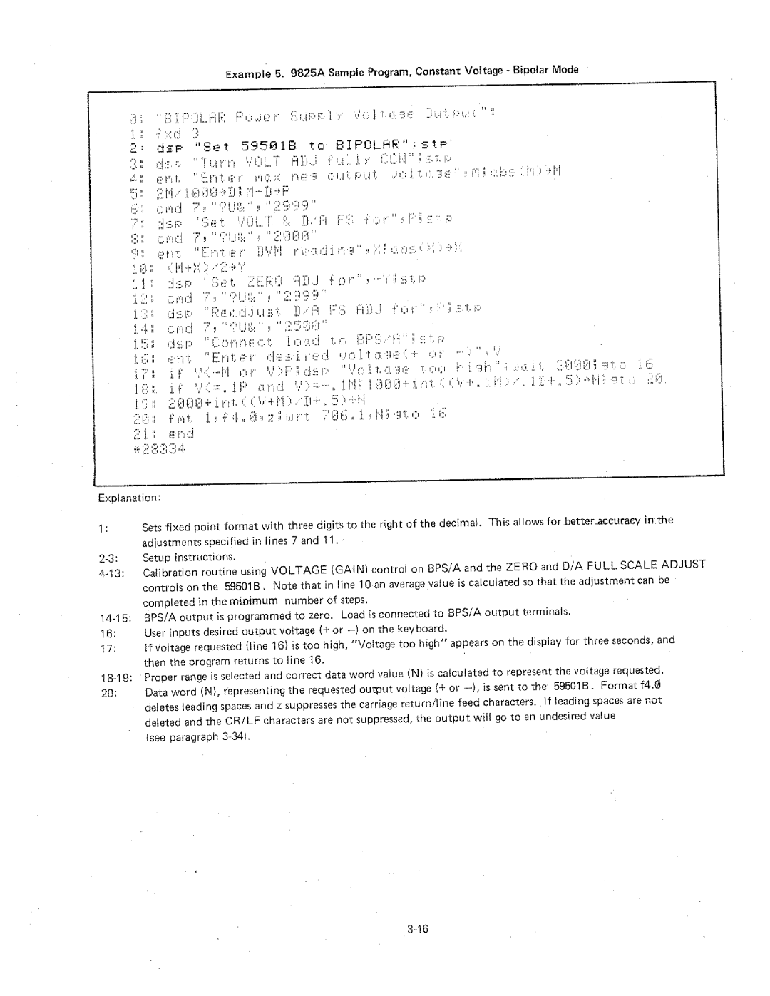 HP 59501B manual 