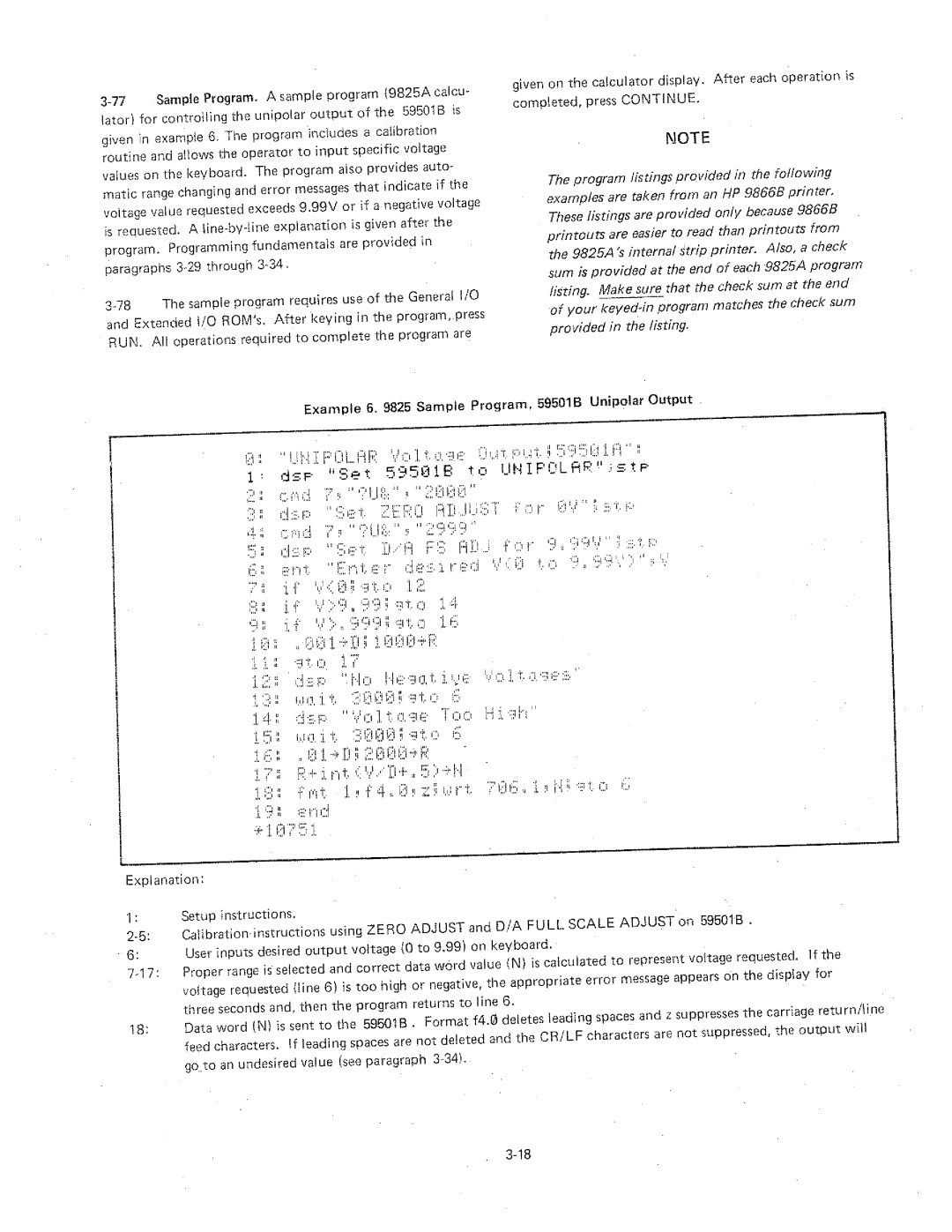 HP 59501B manual 