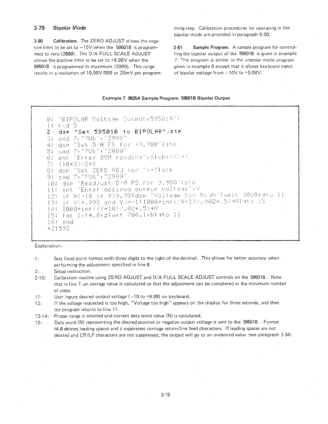 HP 59501B manual 