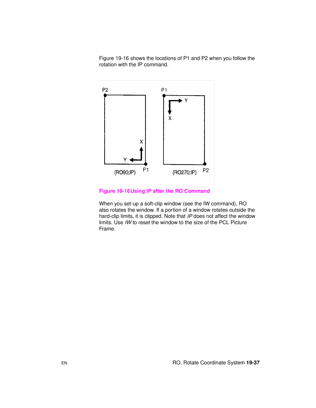 HP 5961-0509 manual 16Using IP after the RO Command 