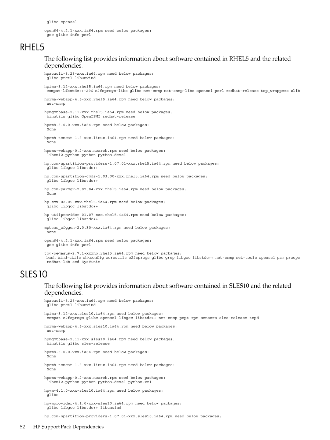 HP 5992-3193 manual RHEL5 