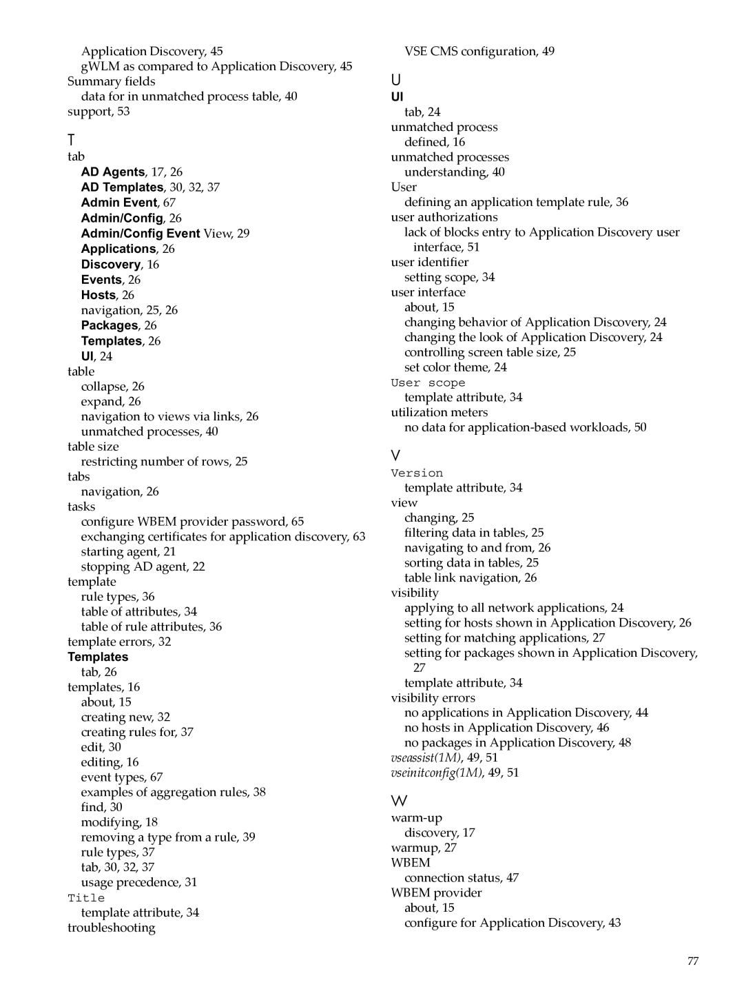 HP 5992-3838 manual Templates tab, 26 templates, 16 about 