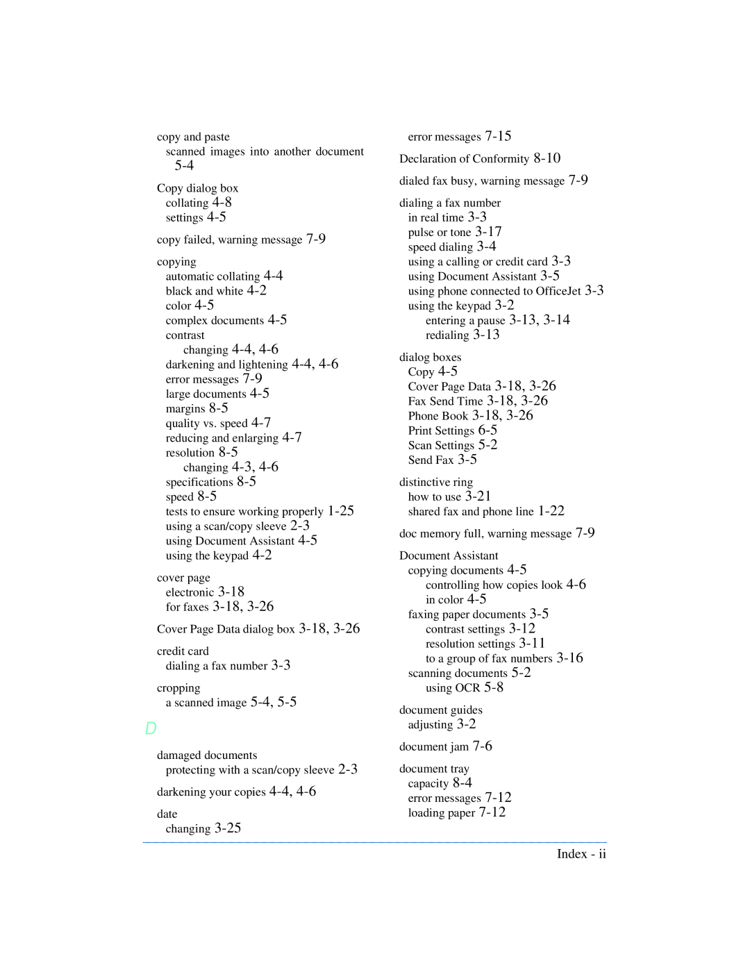 HP 600, 610 manual Entering a pause 3-13,3-14redialing 