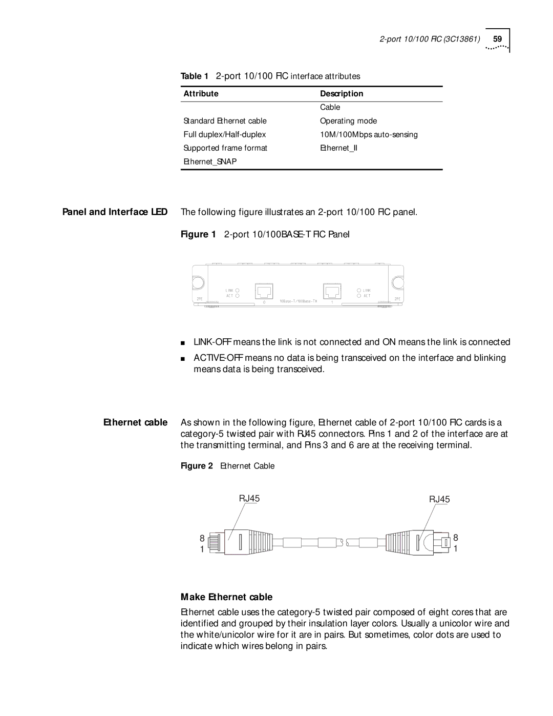HP 6000 Router manual Make Ethernet cable, Ethernet Cable 