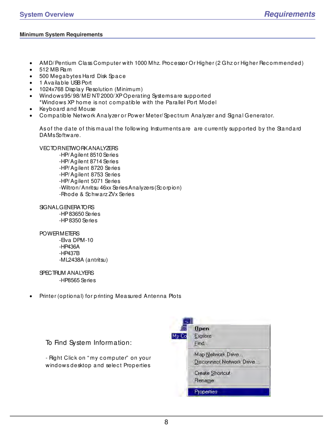 HP 6000 manual Minimum System Requirements 