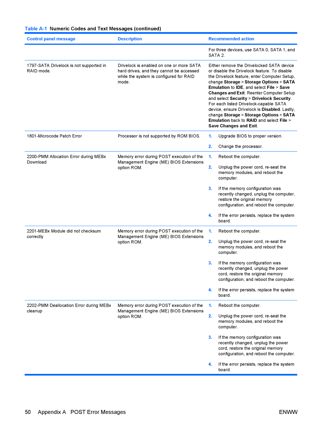 HP 6005 Pro manual Emulation to IDE, and select File Save, Select Security Drivelock Security, Save Changes and Exit 