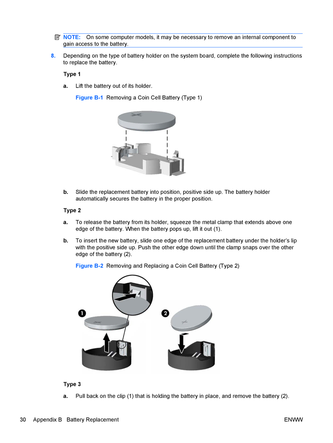 HP 6005 Pro manual Type 