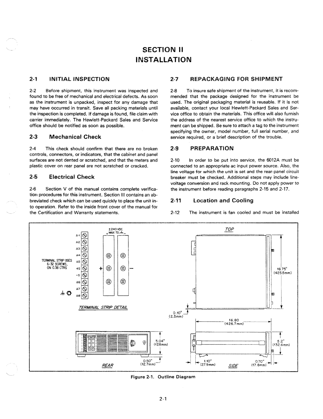 HP 6012A manual 