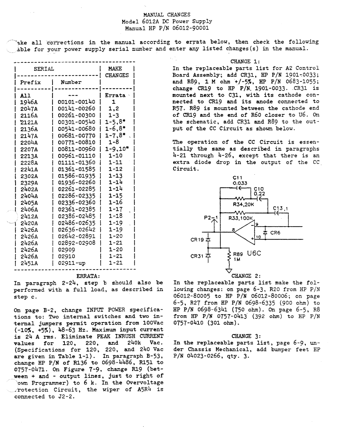 HP 6012A manual 