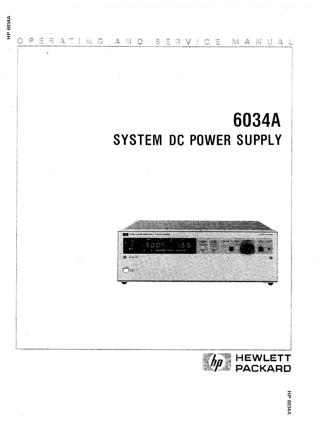 HP 6034A manual 