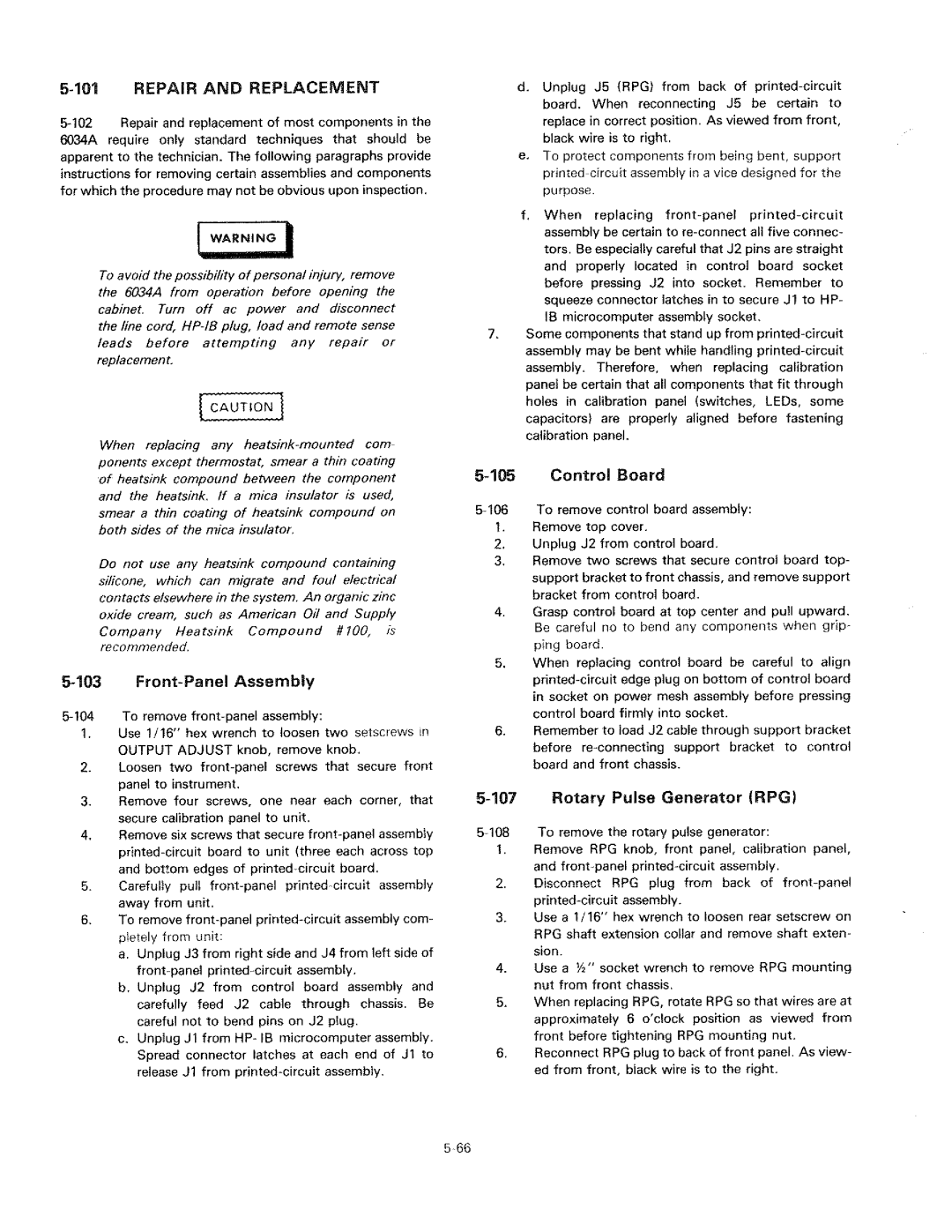 HP 6034A manual 