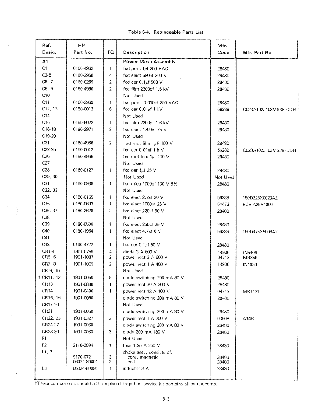 HP 6034A manual 