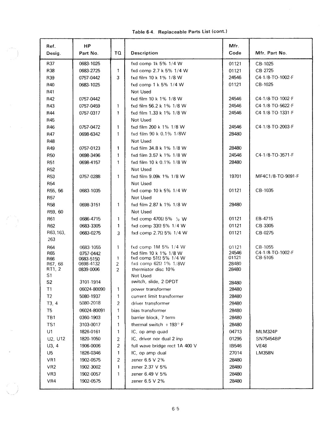 HP 6034A manual 