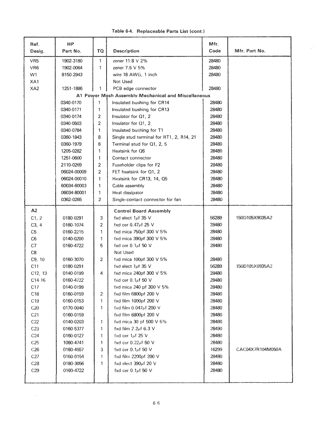 HP 6034A manual 