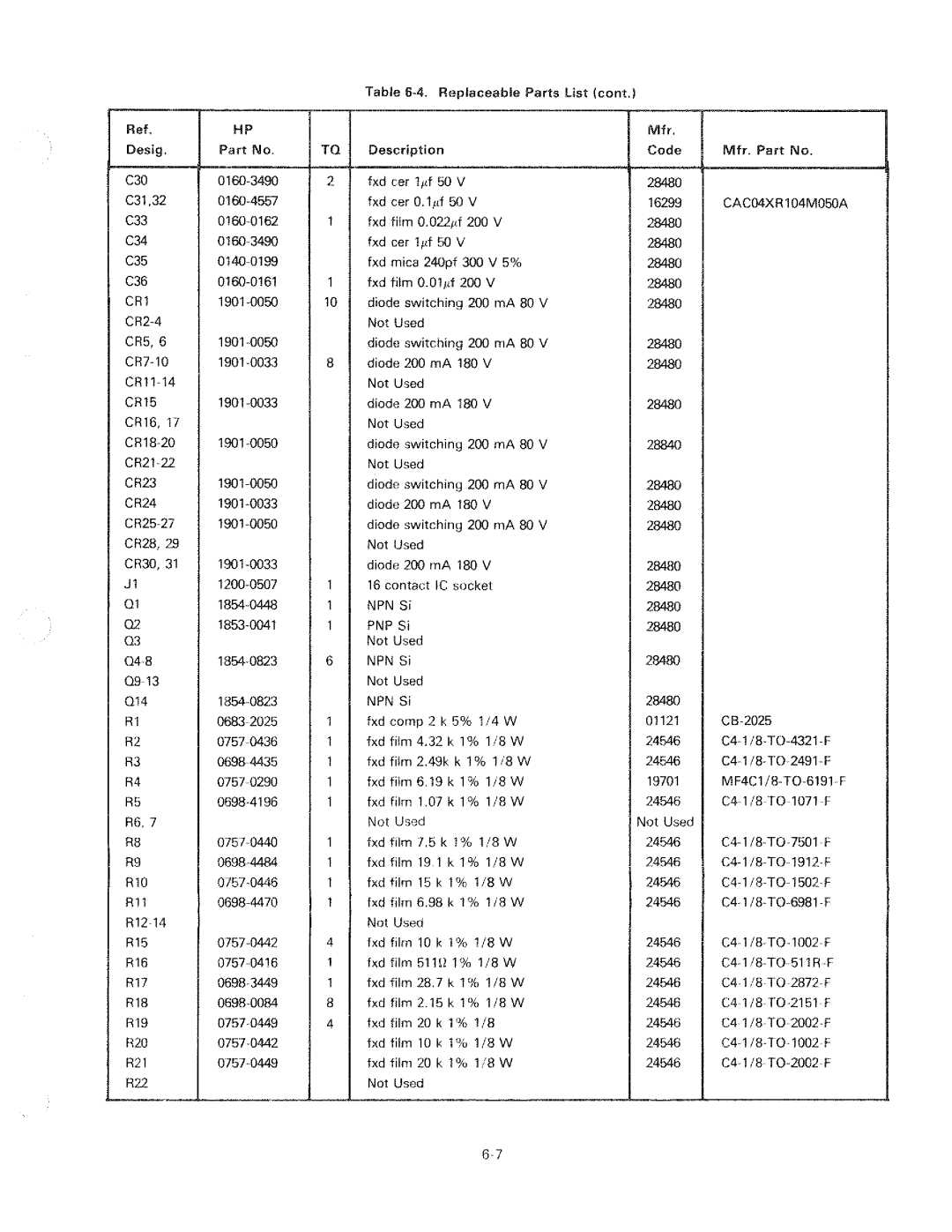 HP 6034A manual 