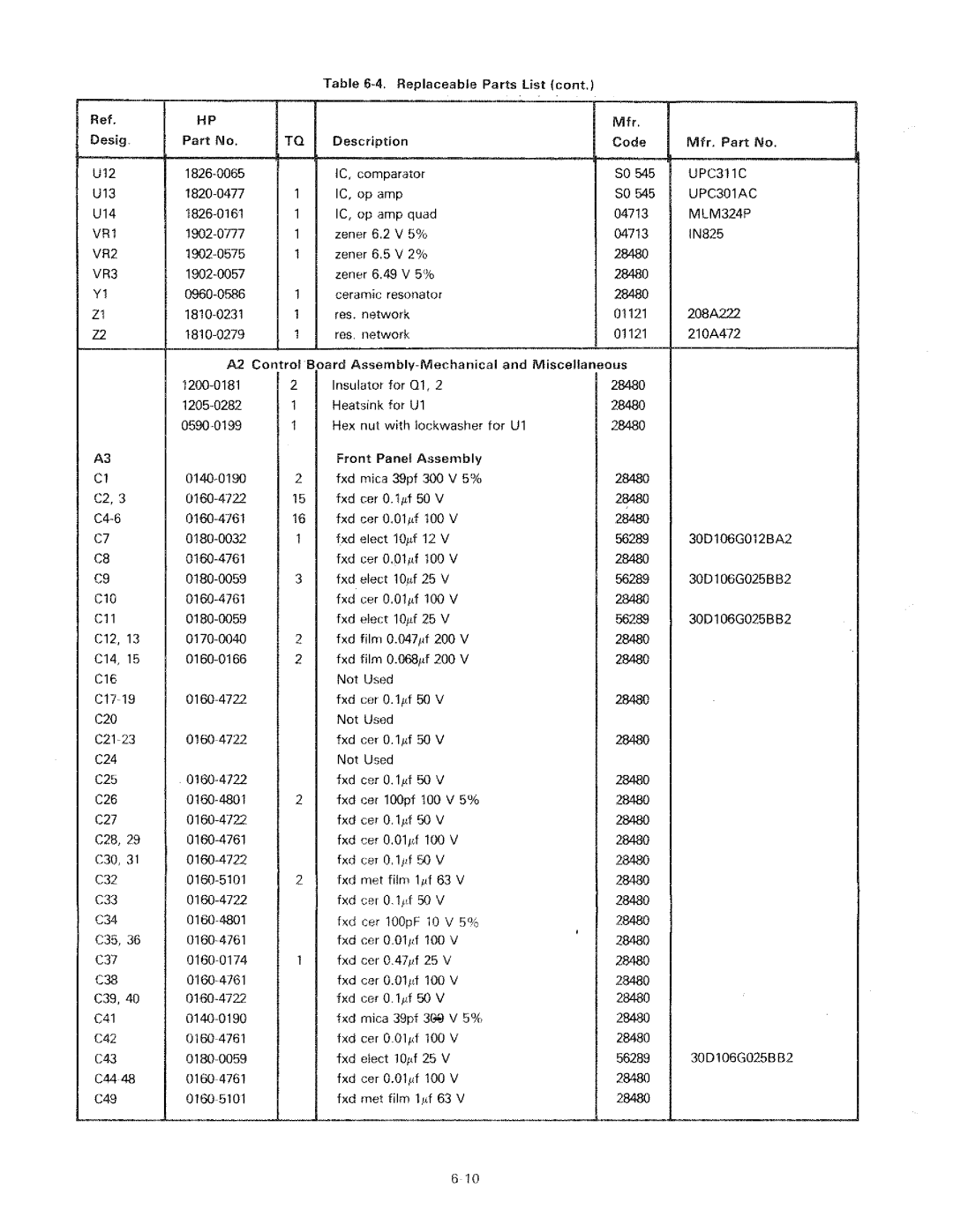 HP 6034A manual 