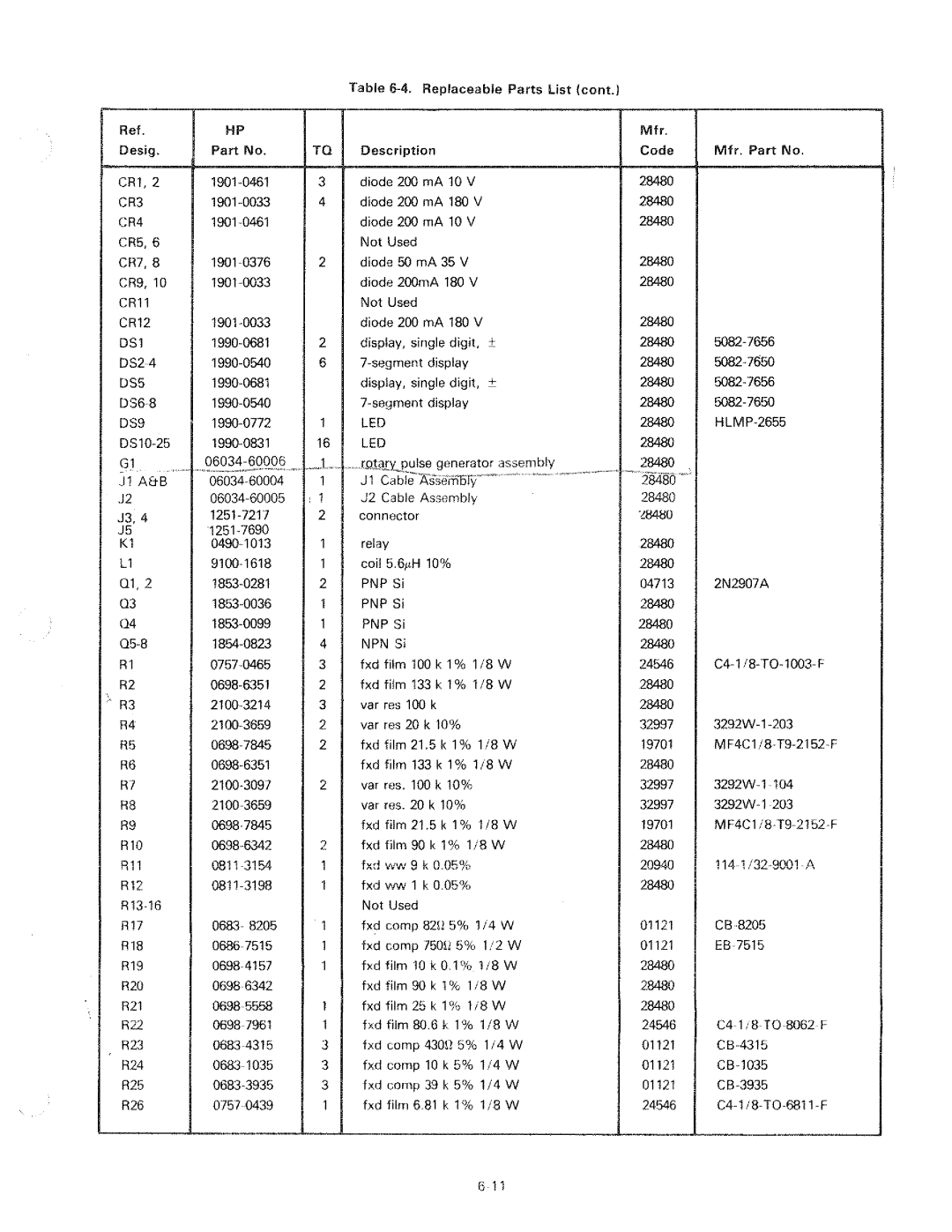 HP 6034A manual 