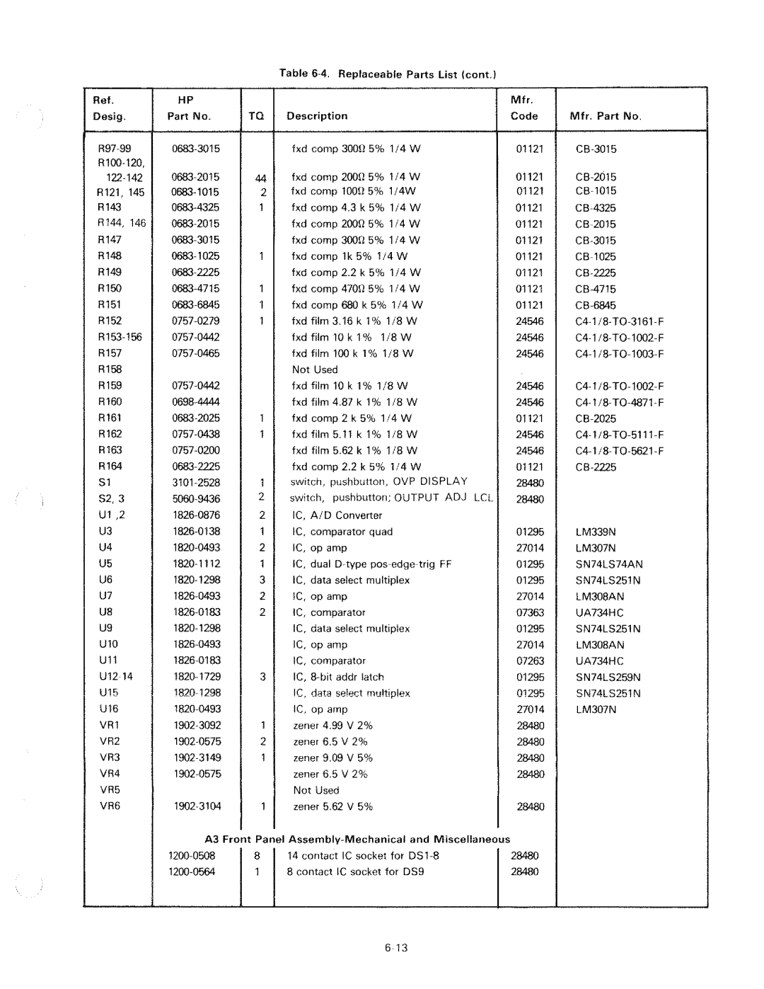 HP 6034A manual 