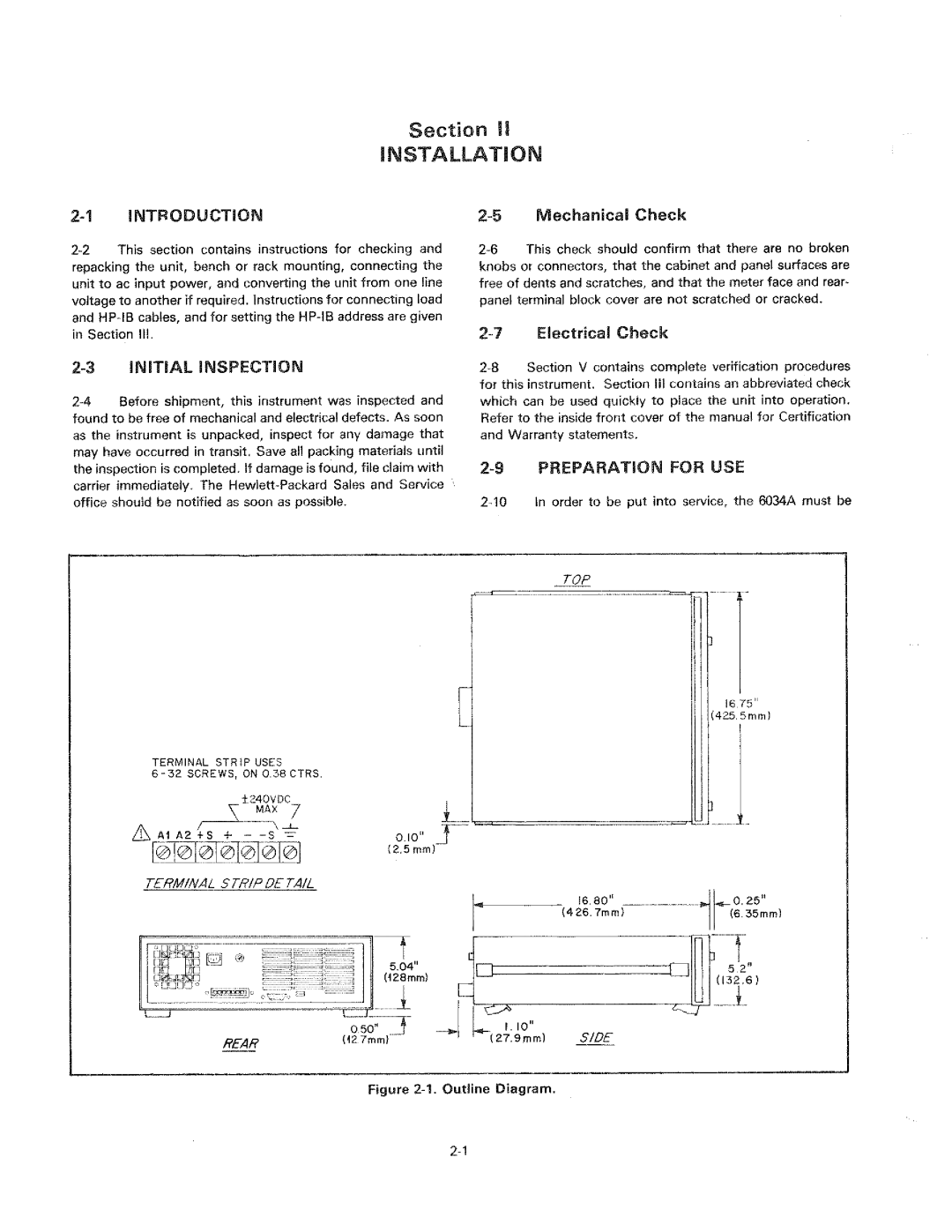 HP 6034A manual 