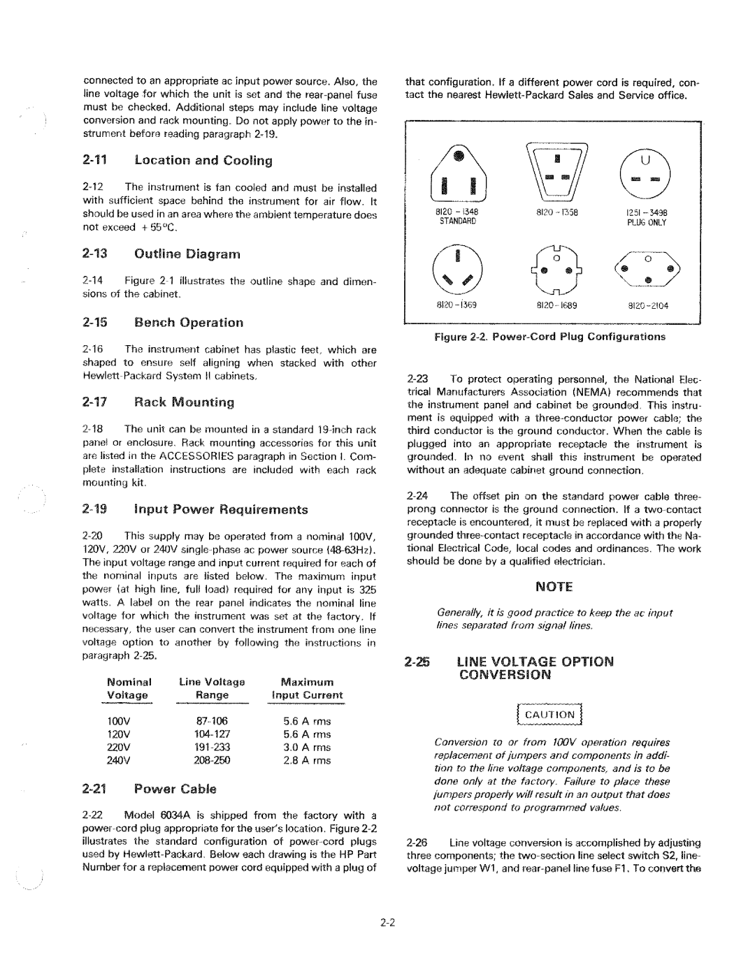 HP 6034A manual 