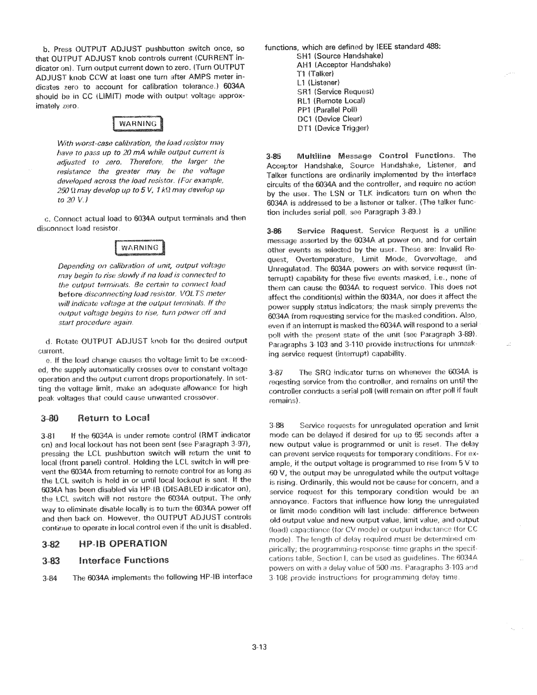 HP 6034A manual 