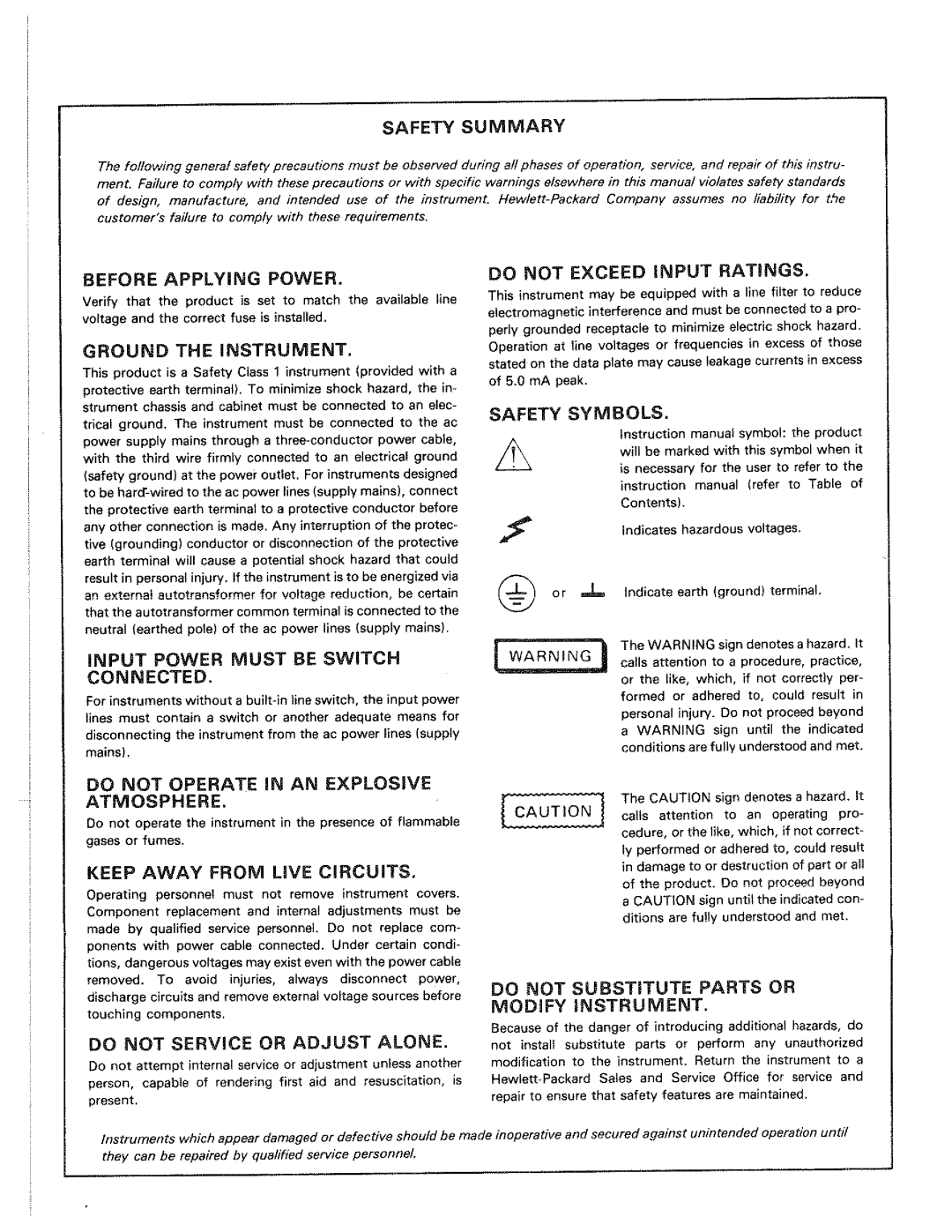 HP 6038A manual 