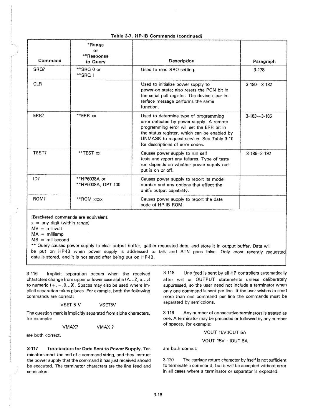 HP 6038A manual 