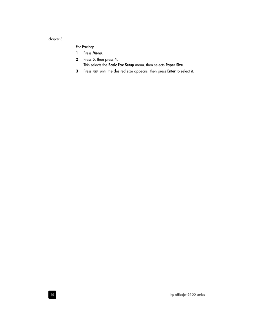 HP 6100 manual Chapter 