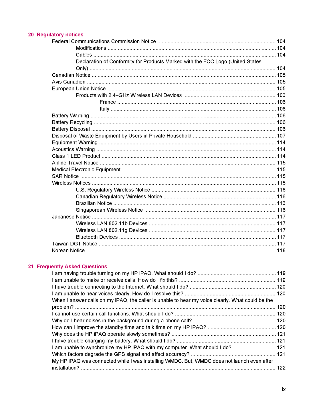 HP 612 manual Regulatory notices 