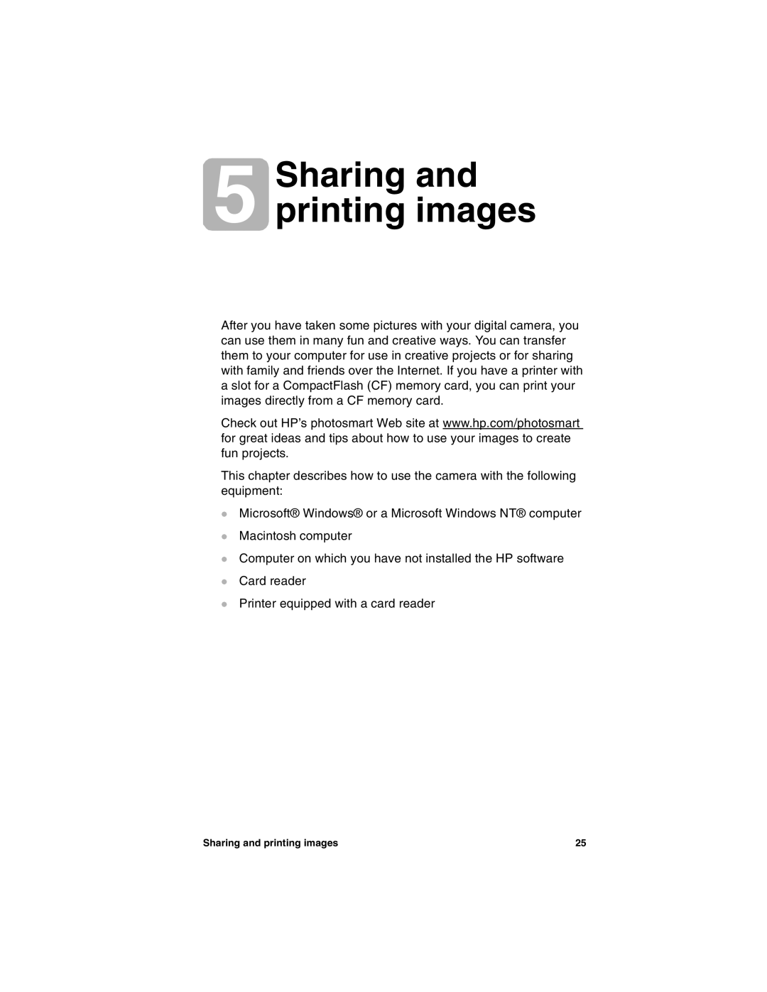 HP 612 manual Sharing and printing images 