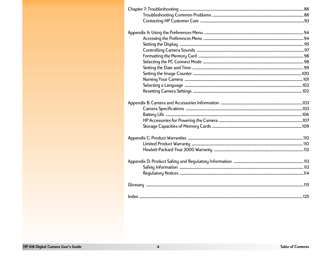 HP 618 manual Appendix D Product Safety and Regulatory Information 