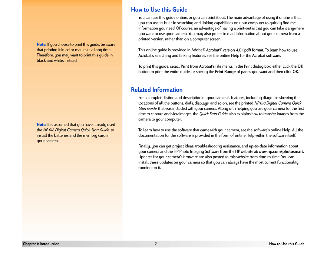 HP 618 manual How to Use this Guide, Related Information 