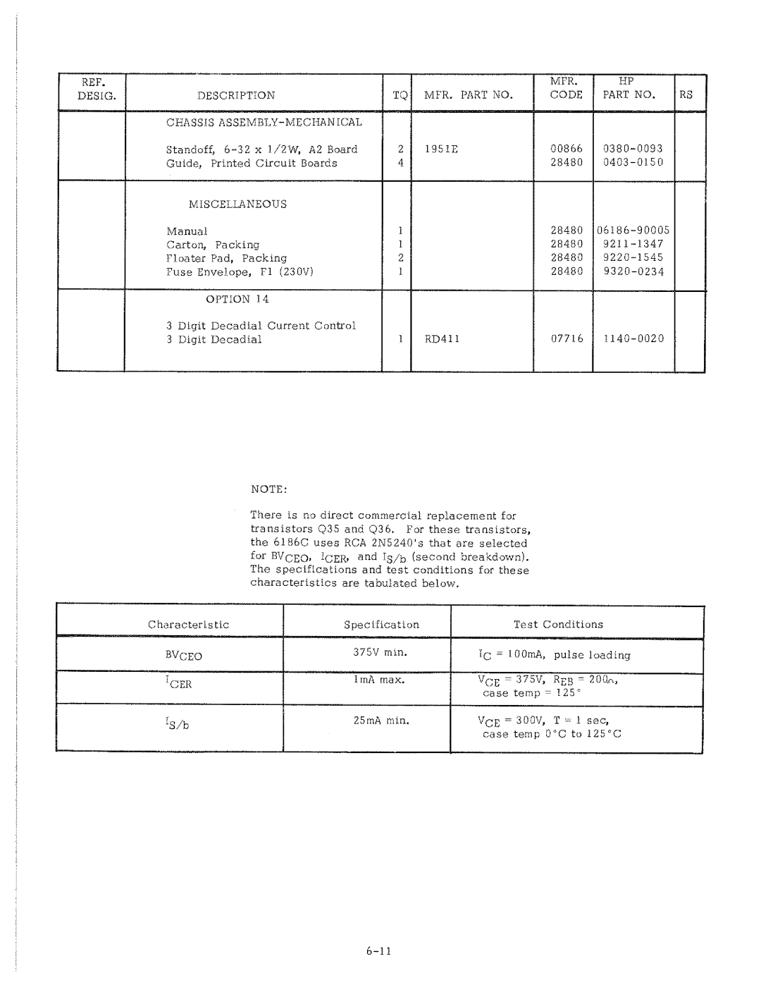 HP 6186C manual 